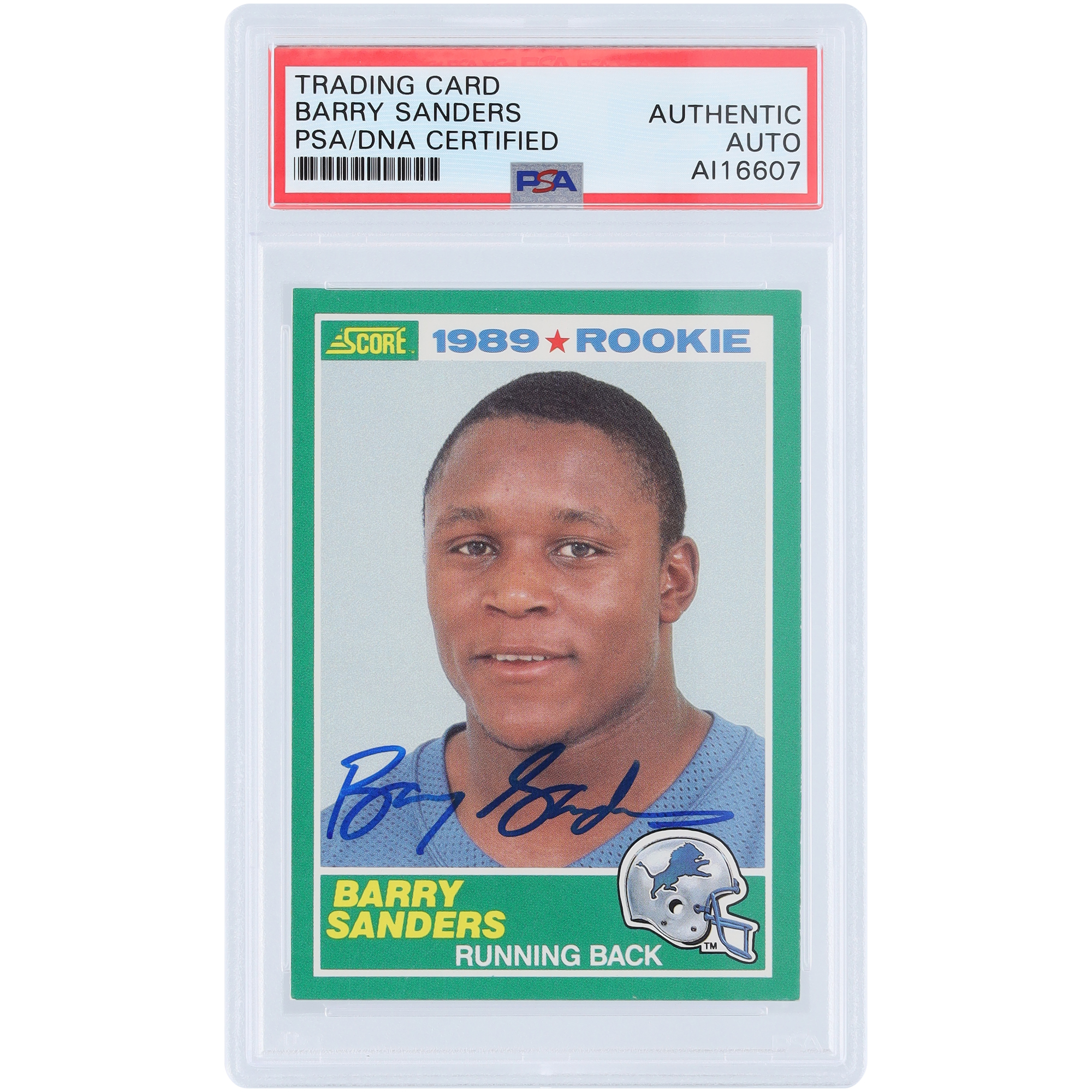 Barry Sanders 1989 Score