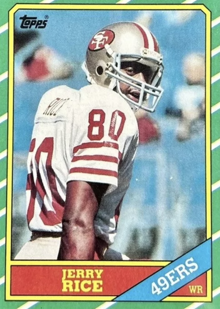 Jerry Rice 1986 Topps