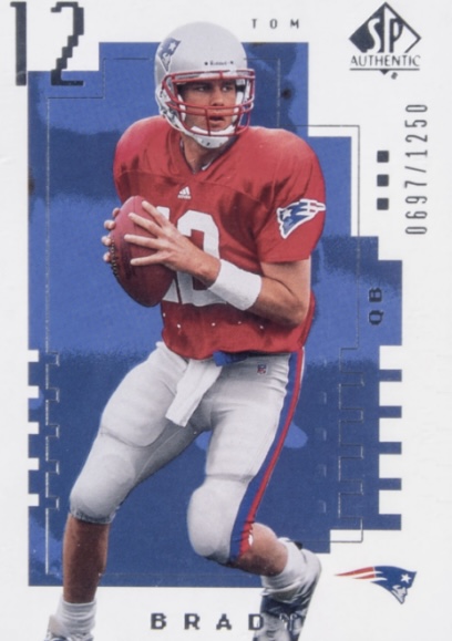 Tom Brady 2000 SP Authentic