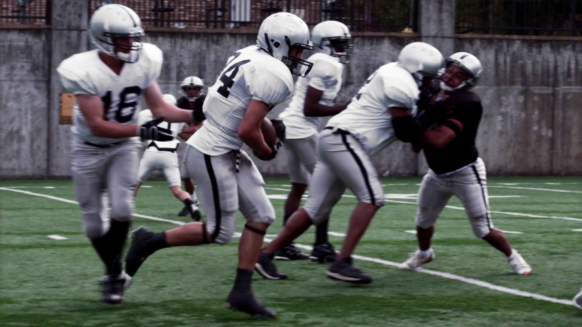 Iconic football trading cards display